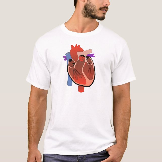 T-shirt Ouvrez Hearted (Devant)