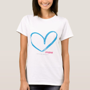 T-shirt Ouvrez l'Aqua de coeur