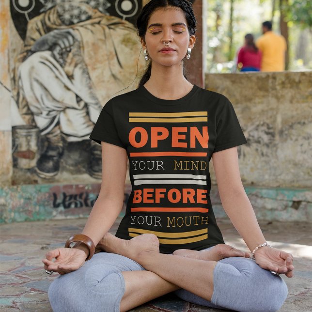 T-shirt Ouvrez votre esprit (Créateur téléchargé)