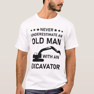 T-shirt Ouvrier de construction de l'excavateur cool