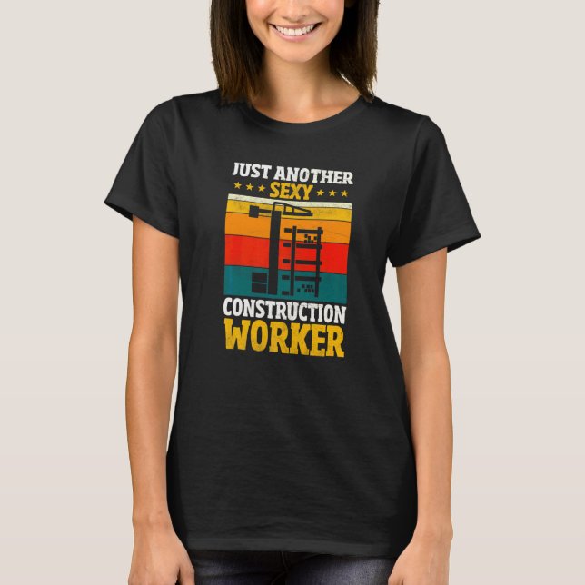 T-shirt Ouvrier du bâtiment   Manoeuvre du bâtiment Entrep (Devant)