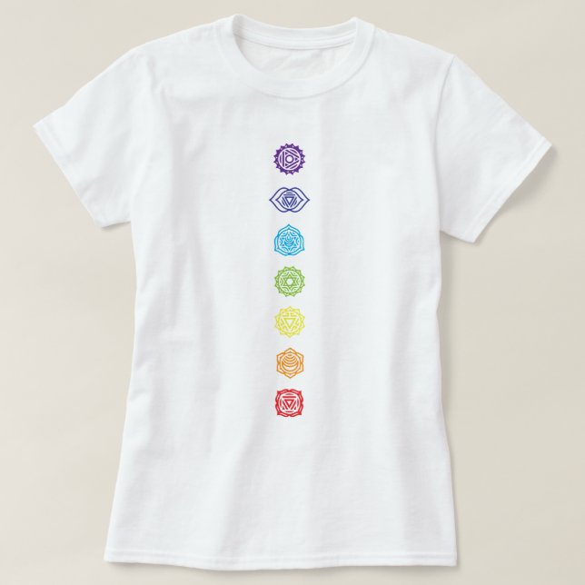 T-shirt Ouvrir et contrôler votre chakra (Design devant)