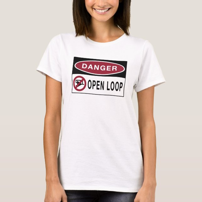 T-shirt Ouvrir la boucle (Devant)