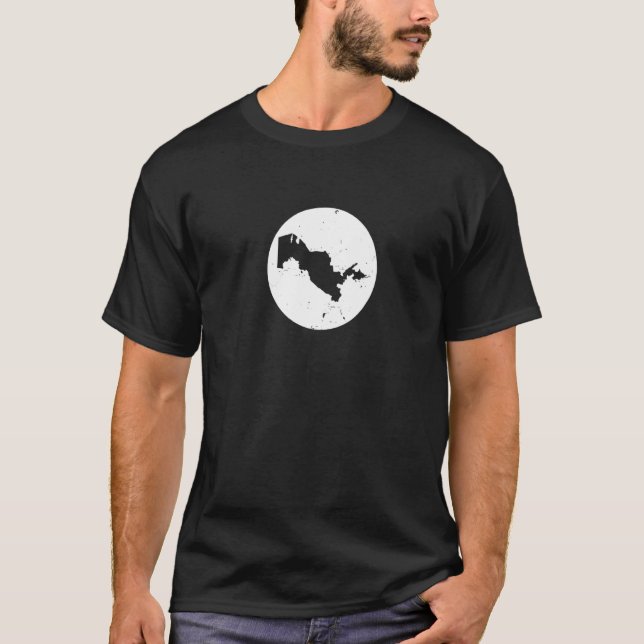 T-shirt Ouzbékistan Carte Fière Ouzbek (Devant)
