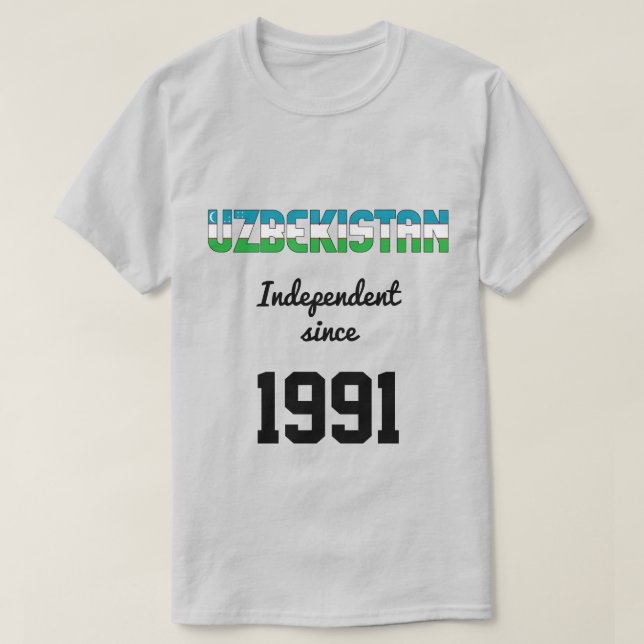 T-shirt Ouzbékistan : Fête de l'indépendance (Design devant)