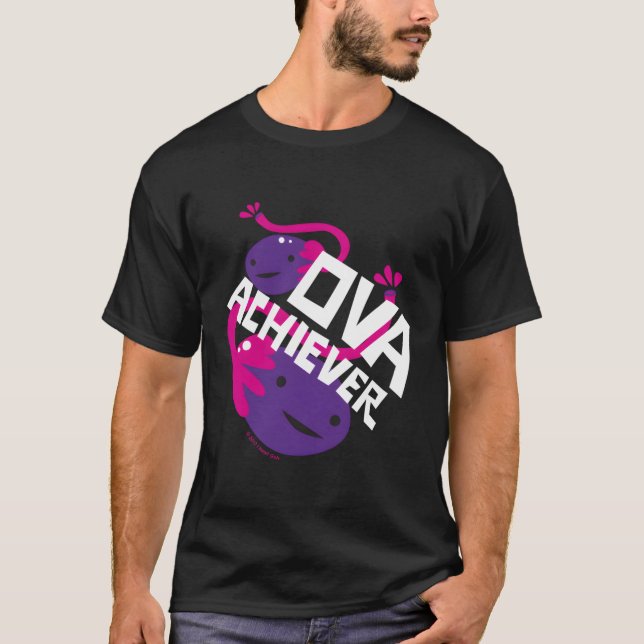 T-shirt Ova Achiever Ovary Obgyn Cancer de l'ovaire (Devant)