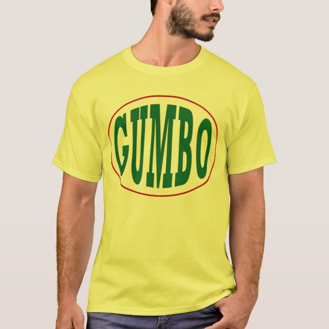 T-shirt Oval ovale de Gumbo (Devant)