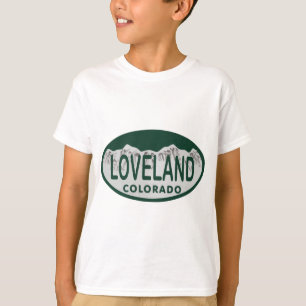 T-shirt Ovale de permis de Loveland