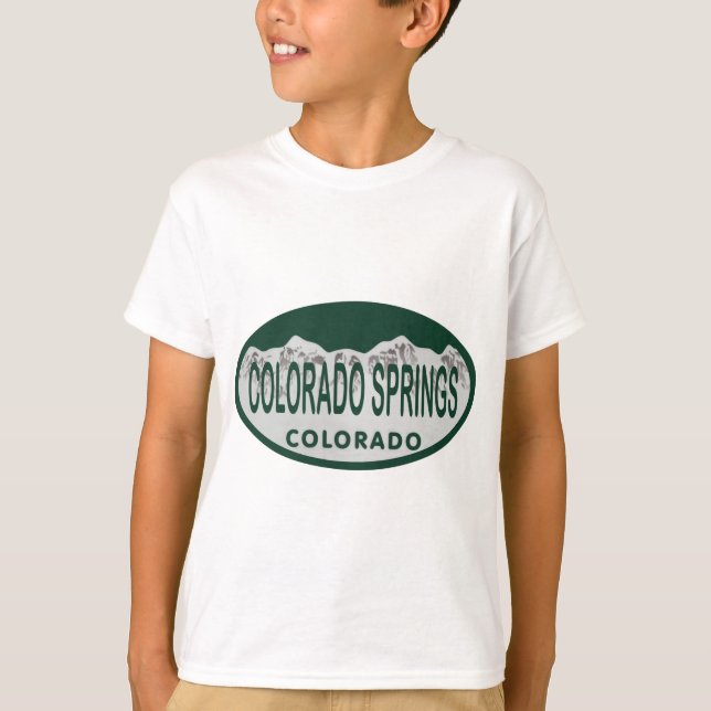 T-shirt Ovalle de licence Colo Spgs (Devant)