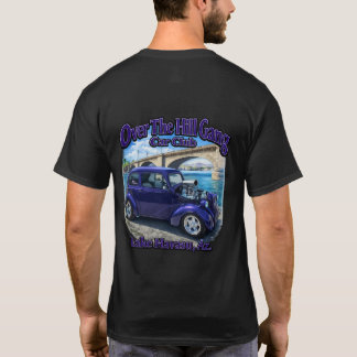 T-shirt Over The Hill Gang Car Club Lake Havasu AZ Hot Rod
