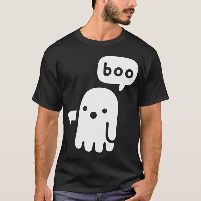 T-Shirt Oversize Fantôme de Désapprobation (Devant)