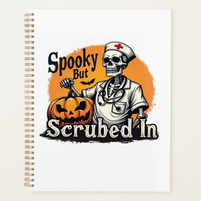 T-Shirt Oversized Design d'infirmière Halloween (Devant)