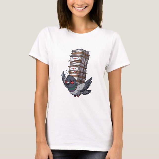 T-shirt Overworked Messenger (Devant)