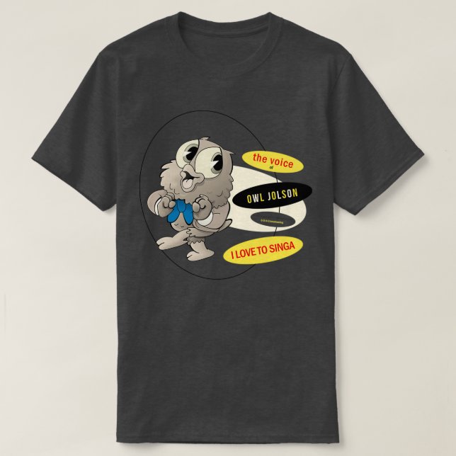 T-shirt Ovl Jolson I Love to Singa 1 (Design devant)