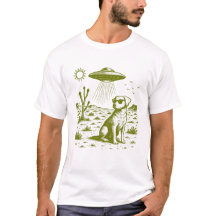 T-Shirt OVNI Chien