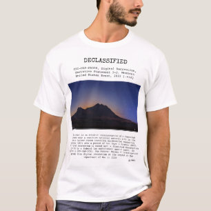 T-shirt OVNI - Événement déclassifié dans l'Ouest américai