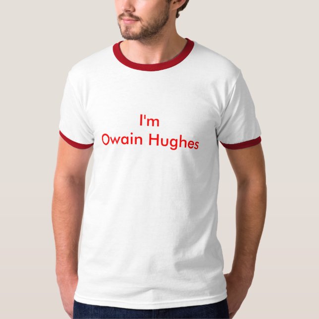 T-shirt Owain Hughes (Devant)