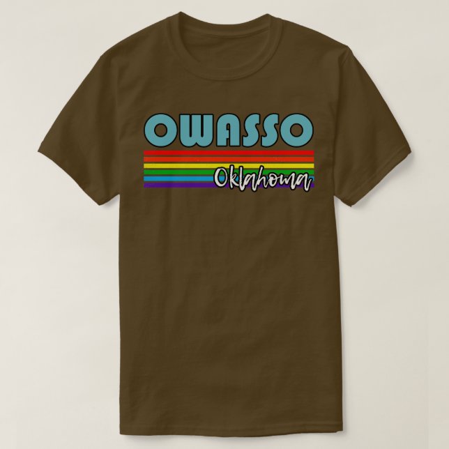 T-shirt Owasso Oklahoma Pride Owasso LGBT Cadeau LGBT GBTQ (Design devant)