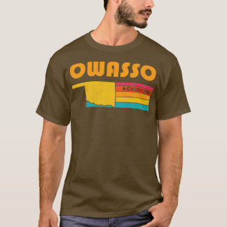 T-shirt Owasso Oklahoma Vintage Souvenir en détresse