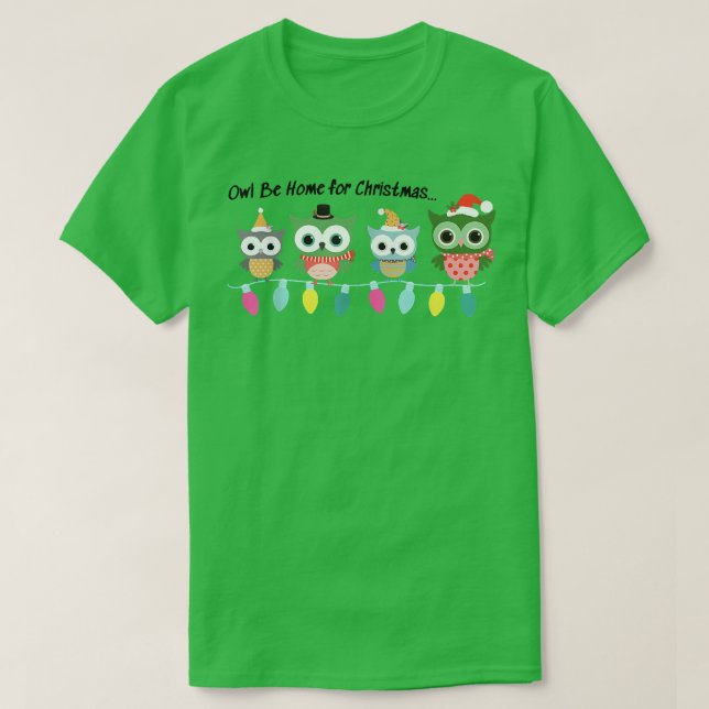 T-shirt Owbe Be Home Pour Noël Joyeux Noël Famille Pajama (Design devant)