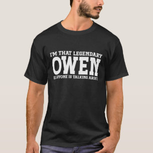 T-shirt Owen Nom de famille Funny Team Nom de famille Owen