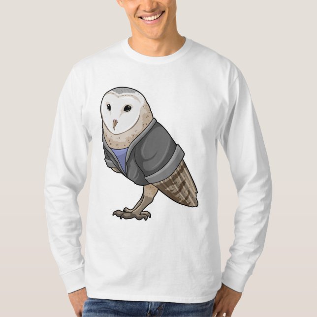 T-shirt Owl comme secrétaire (Devant)