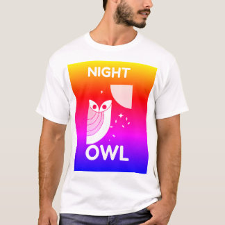 T-SHIRT OWL DE NUIT