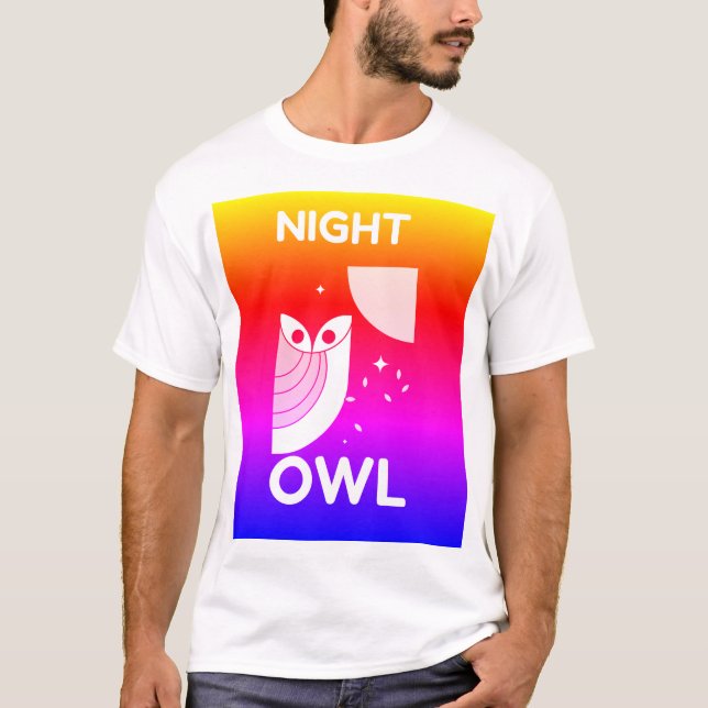T-SHIRT OWL DE NUIT (Devant)