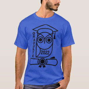 T-shirt Owl Graduate