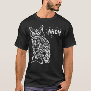 T-shirt Owl Grammar Whats