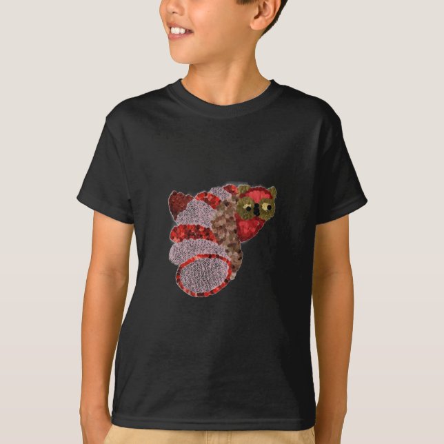 T-shirt Owl Kids' Hanes TAGLESS® (Devant)