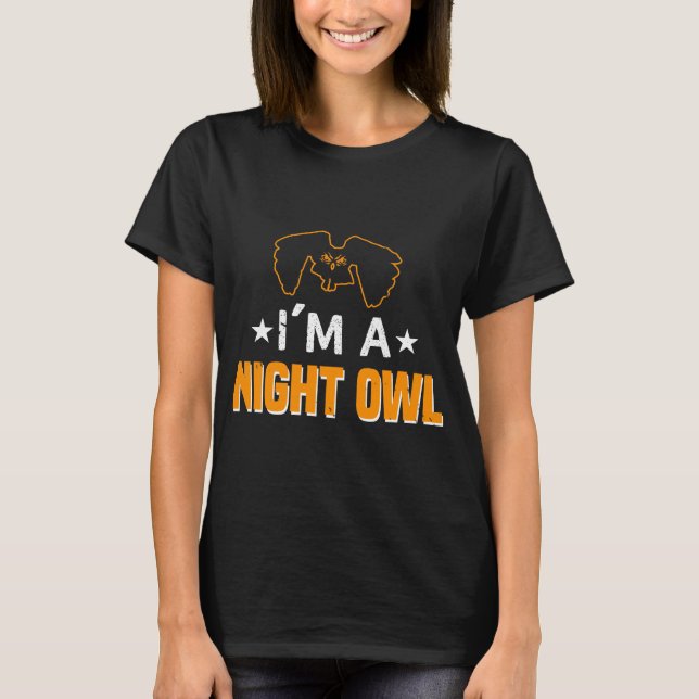 T-shirt Owl quote venin (Devant)