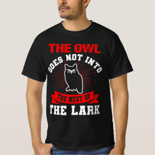 T-shirt Owl quote venin