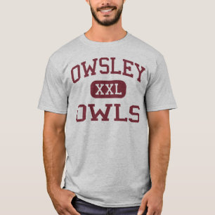 T-shirt Owsley - hiboux - lycée - Booneville Kentucky