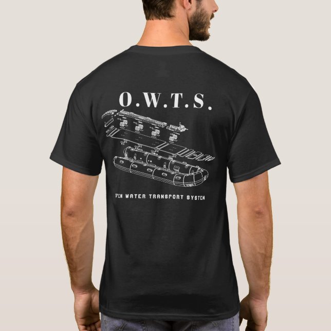 T-shirt OWTS Black Blowapart  Shirt (Dos)