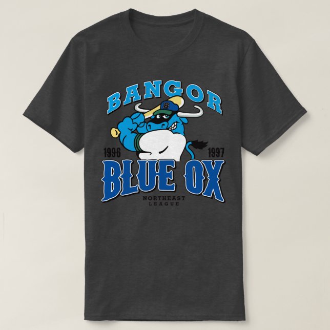 T-shirt Ox bleu Bangor (Design devant)
