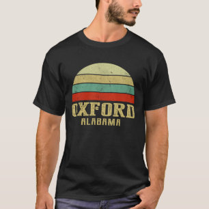 T-shirt OXFORD ALABAMA Vintage Rétro Coucher de soleil