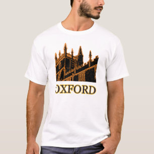 T-shirt Oxford Angleterre 1986 spirales de construction