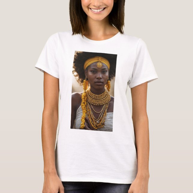 T-shirt Oxum (Oshun) - Déesse radieuse de l'amour et des r (Devant)