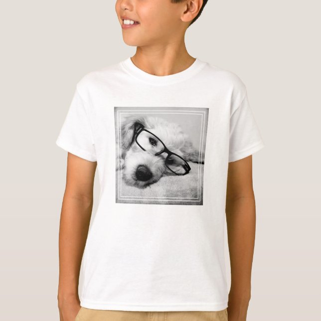 T-shirt Oxyde d'or avec lunettes (Devant)