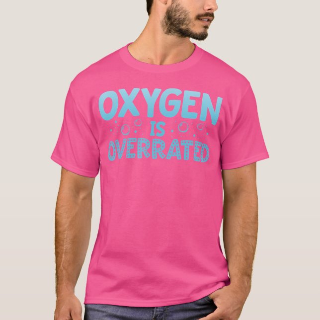T-shirt Oxygène Est Surévalué Eau Polo Funny Swim Team (Devant)