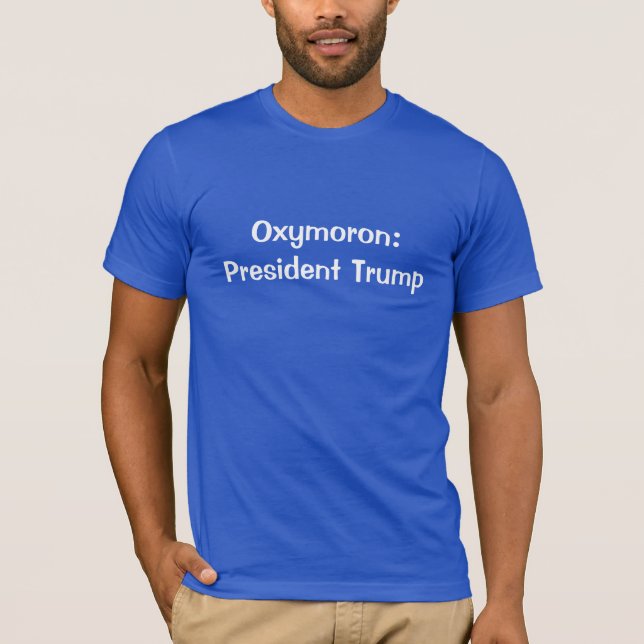 T-shirt Oxymore : Président Trump (Devant)