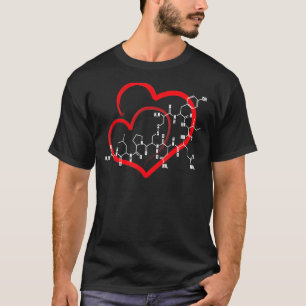 T-shirt Oxytocine Molecule Love Science Enseignant Valenti