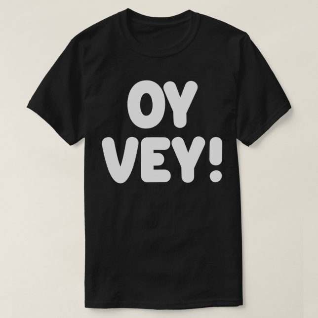 T-shirt Oy Vey Juif Yiddish Citation Kosher Gym entraîneme (Design devant)