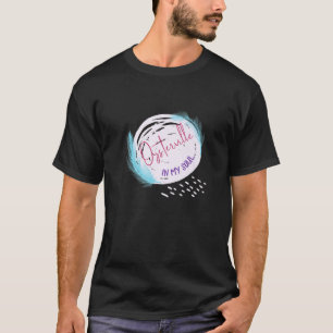 T-shirt Oysterville Dans Mon Âme Feather Love WA Native Re