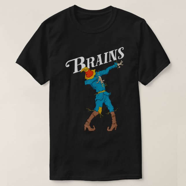 T-shirt OZ Dabbing Scarecrow Brain Shirt ArtClassic Wizard (Design devant)