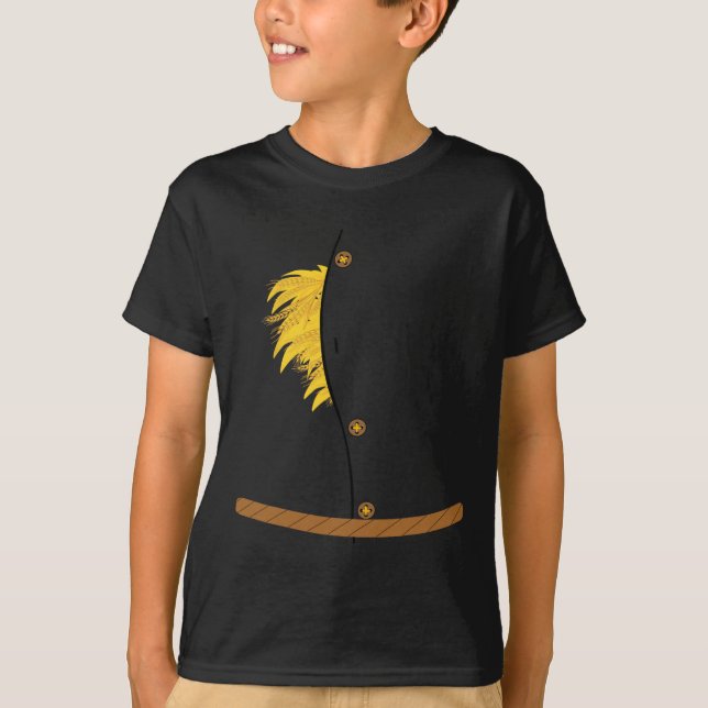 T-shirt OZ Halloween Scarecrow Costume Art-Fun Assistant d (Devant)