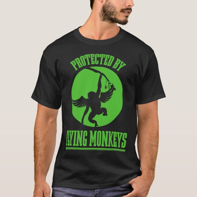 T-shirt Oz Monkey-Wizard de OZ Wicked Witch Obtenez mon vo (Devant)