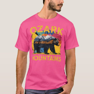 T-shirt Ozark Mounts Arkansas Ours Nature Randonnée Campin