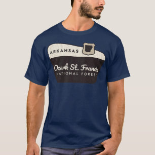 T-shirt Ozark St Francis Forêt nationale Arkansas Bienvenu